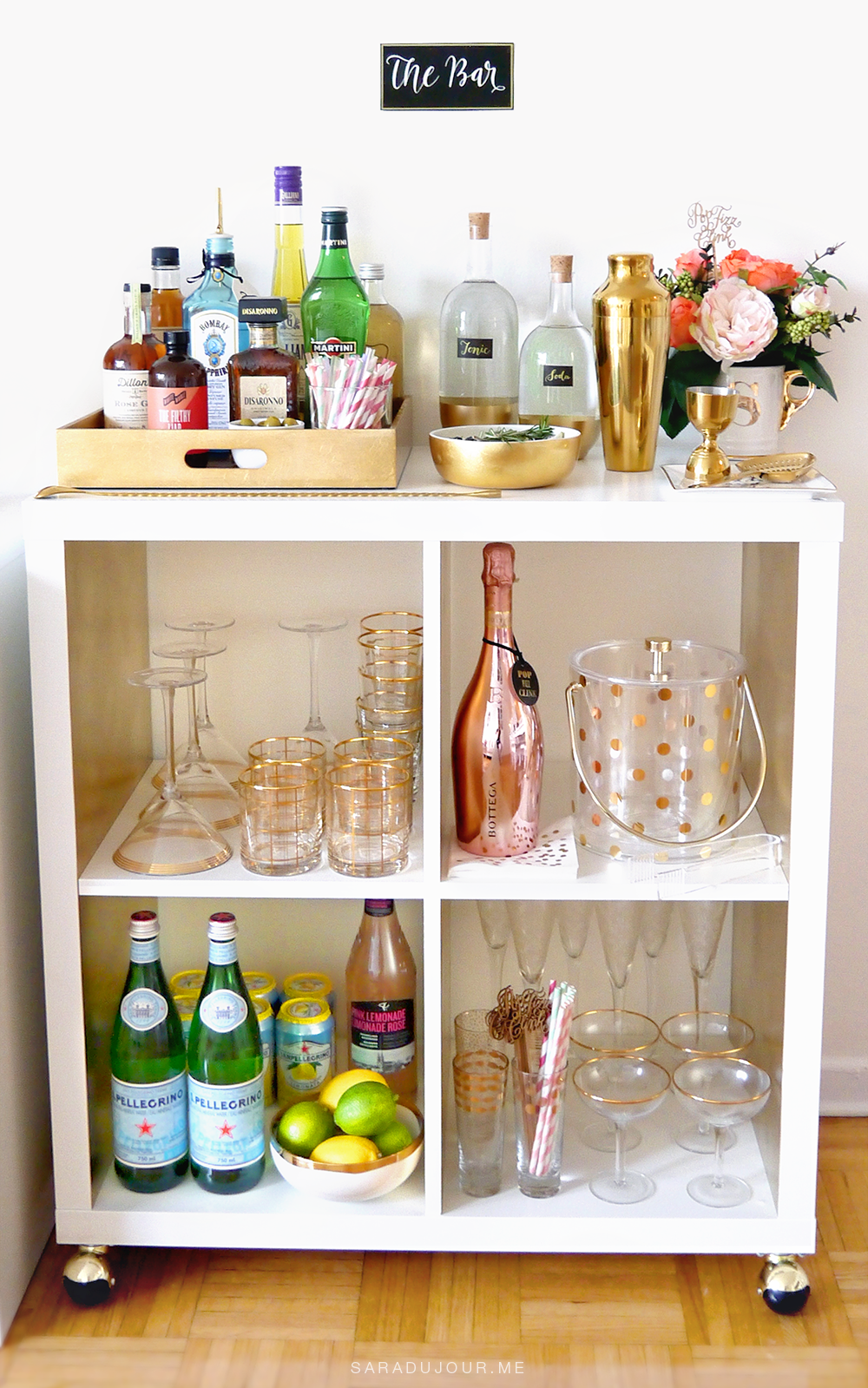 How To Create The Ultimate At-Home Bar Cart