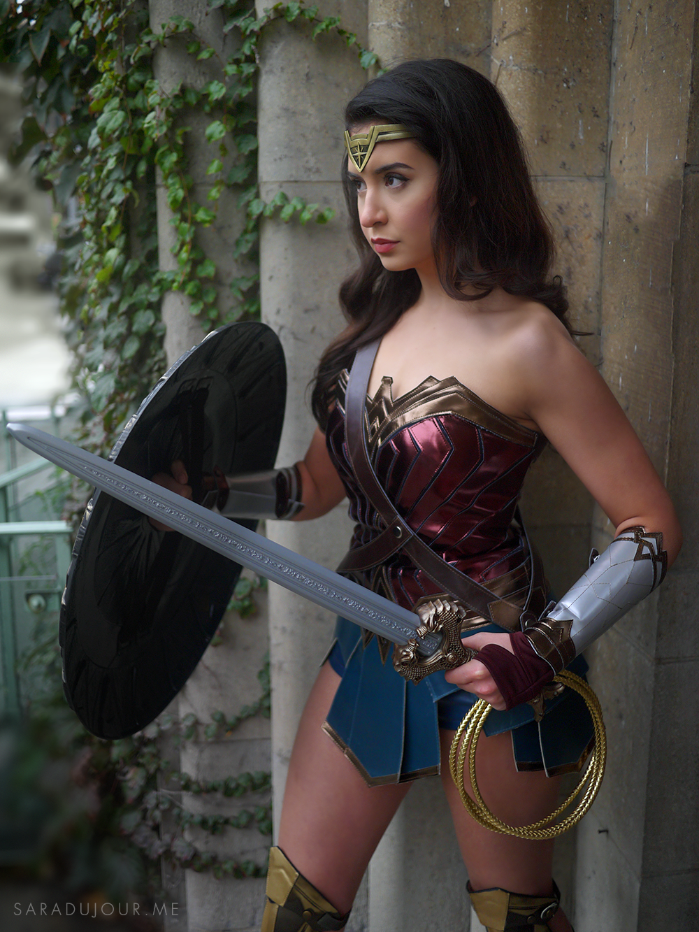 Wonder Woman Cosplay Costume Made From EVA and Leather - JOETOYS