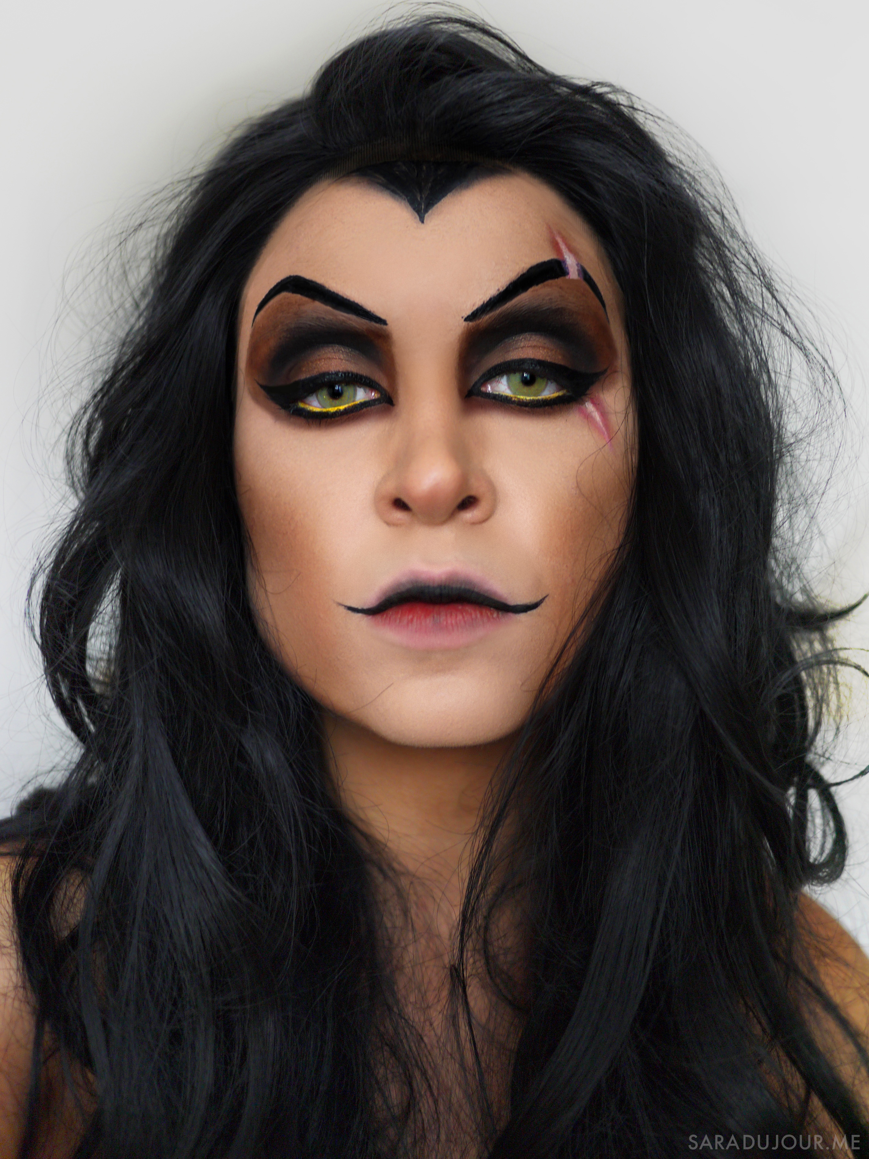 Scar Lion King Drag Makeup Cosplay Sara Du Jour