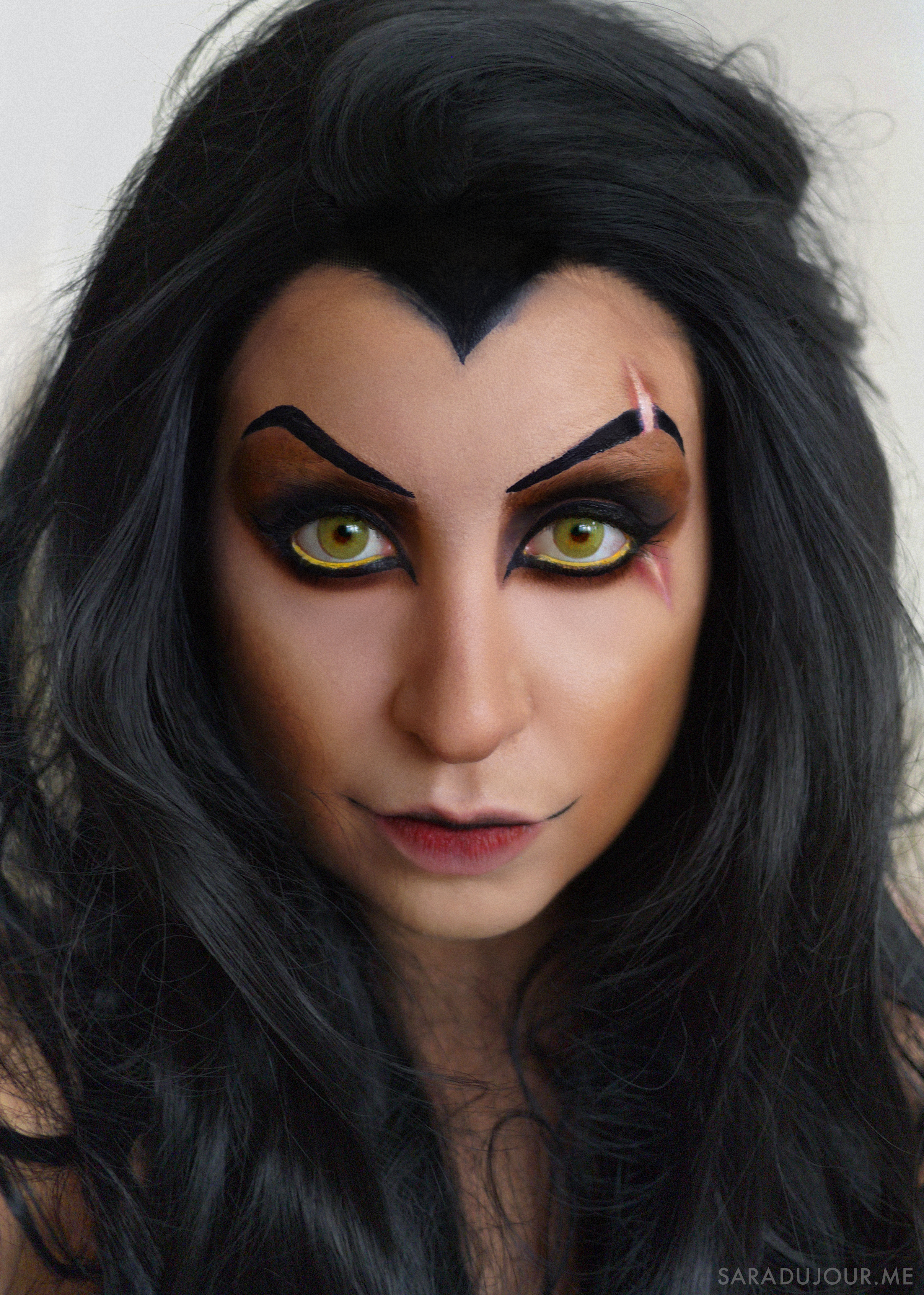 Scar from the lion king @samanthalynn.makeup