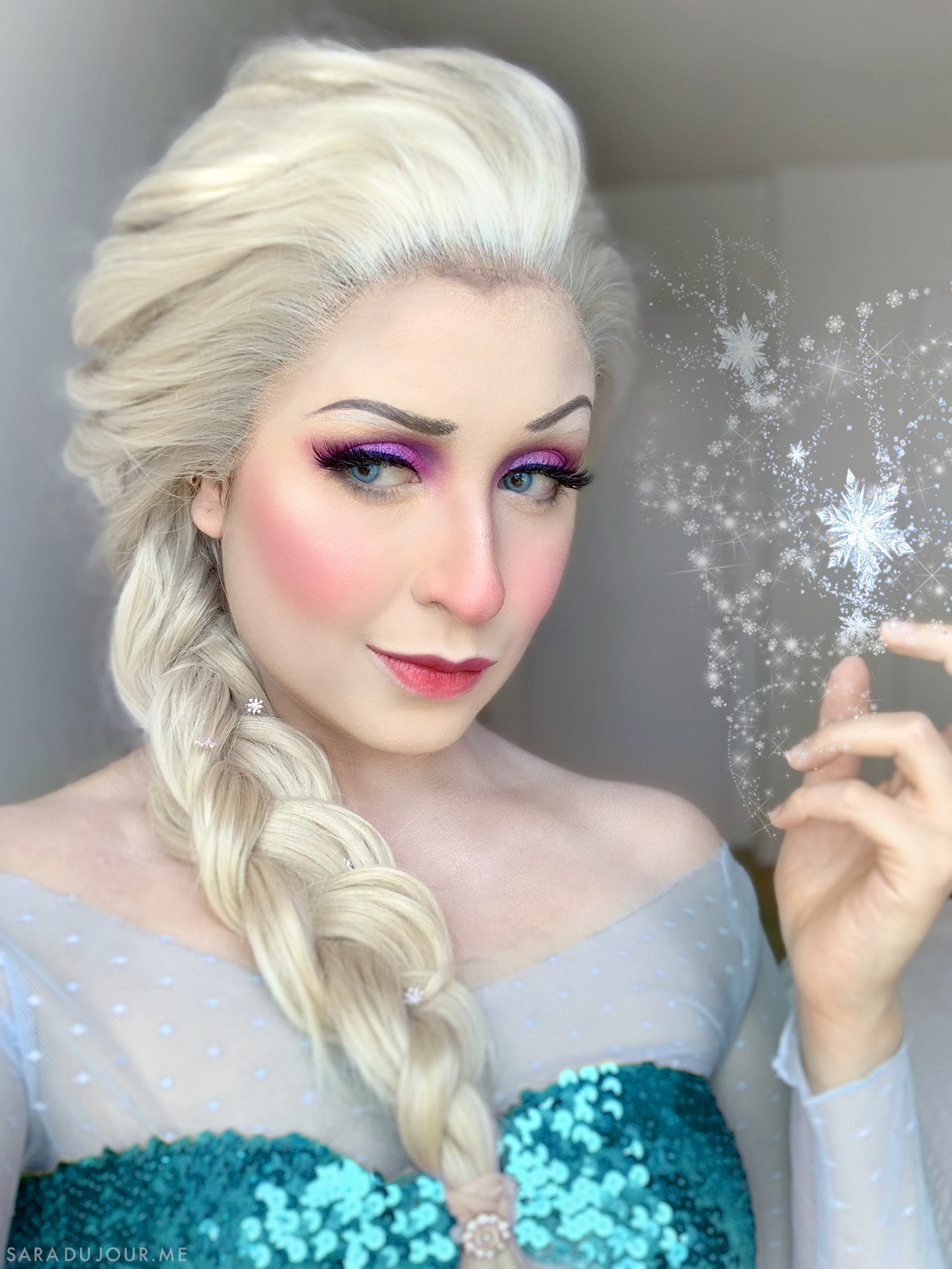 Elsa Cosplay + Makeup from Frozen • Sara du Jour