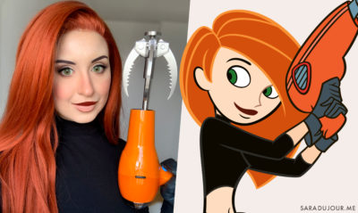 Kim Possible Cosplay Makeup Costume Sara du Jour