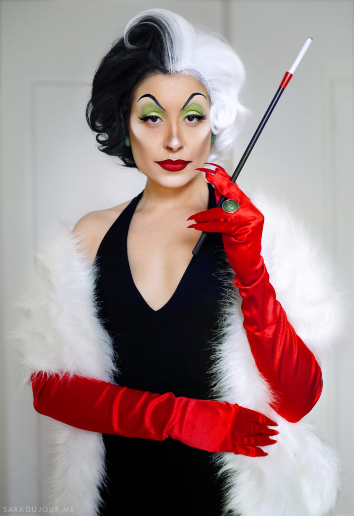 Cruella De Vil Cosplay Makeup Costume • Sara Du Jour